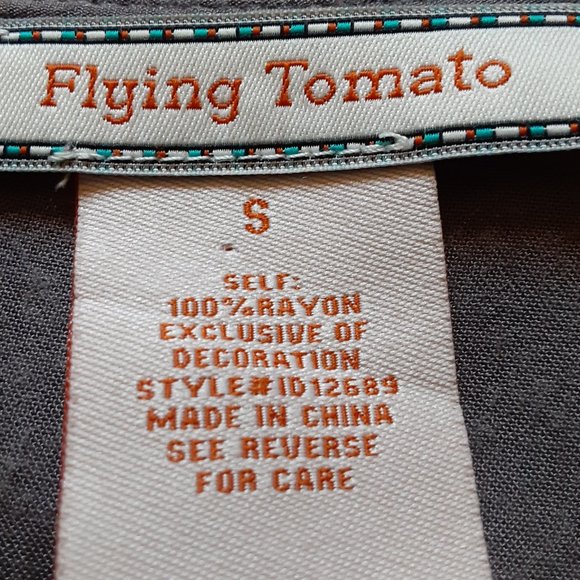 FLYING TOMATO/BOHO TOP/SMALL - Picture 6 of 7